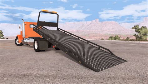 Gavril T-Series rollback flatbed tow truck para BeamNG Drive