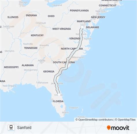 auto train Route: Schedules, Stops & Maps - Sanford (Updated)