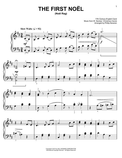 The First Noel | Sheet Music Direct