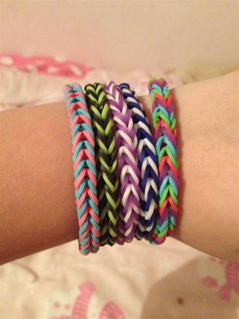 Easy rainbow loom braclets | Rainbow loom bracelets, Rainbow loom, Loom bracelets