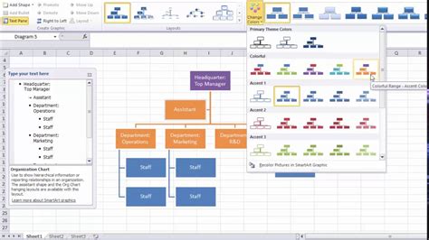 organization chart template Excel Quick easy!!!!!!!! - YouTube