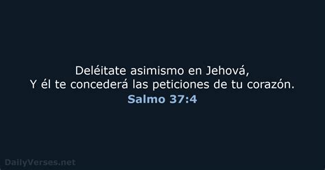 Salmo 37:4 - Versículo de la Biblia (RVR60) - DailyVerses.net