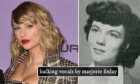 Taylor Swift Features Grandmother's Opera Singing Vocals On Evermore ...