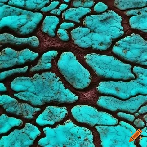 Image of beautiful turquoise soil on Craiyon