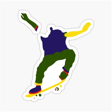 "LOGO de Skate " Sticker for Sale by Lollyblue | Redbubble