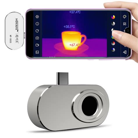 2023 Newest Thermal Camera Android, Thermal Imaging Camera Support Video Recording, 6 Color ...