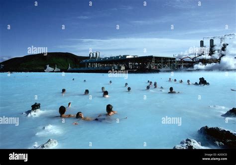 Blue Lagoon. Svartsengi Geothermal Plant. Iceland Stock Photo - Alamy