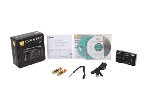 Nikon Coolpix L26 Black 16.1 MP Wide Angle Digital Camera - Newegg.com