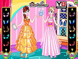 Elsa with Anna Dress Up | Play Now Online for Free - Y8.com