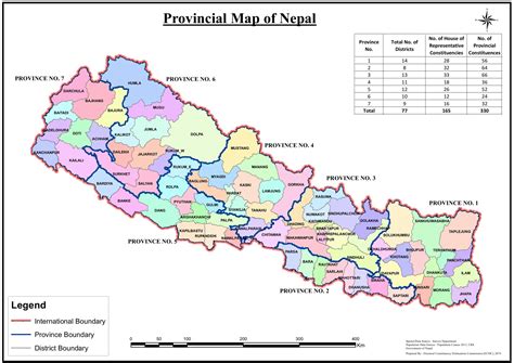 Map of Nepal with 77 Districts, Updated Map of Nepal with 77 Districts | Map, Geography map ...