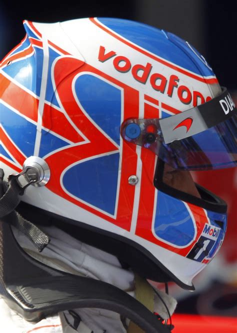 Jenson Button Race Helmet | 2010 | Racing helmets, Helmet, Racing