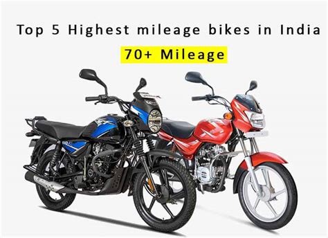 Top 5 bikes with 70+ mileage | highest mileage bike in India - Wheelsupdates