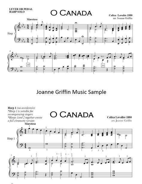 O Canada - Digital Download — Joanne Griffin Music