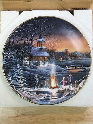 Terry Redlin Christmas Plate Sharing The Evening | eBay | Terry redlin christmas, Christmas ...