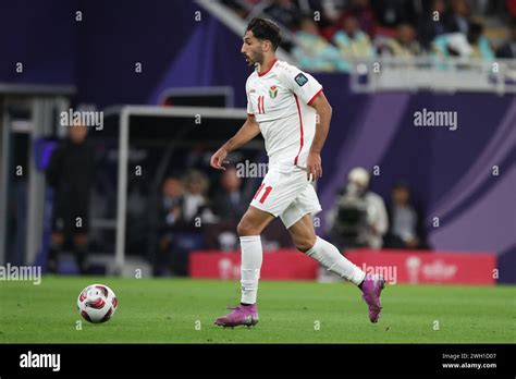 DOHA, QATAR - FEBRUARY 6: Yazan Al-Naimat of Jordan during the AFC ...