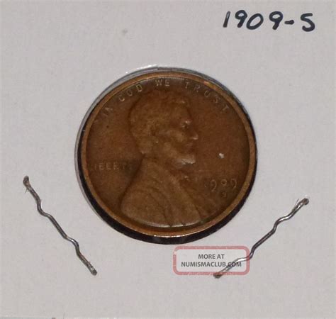 1909 - S Lincoln Wheat Cent Choice