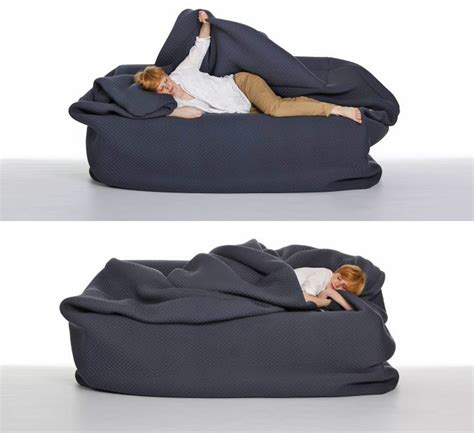 Bean Bag Bed With Blanket And Pillow For Sale | baarcode