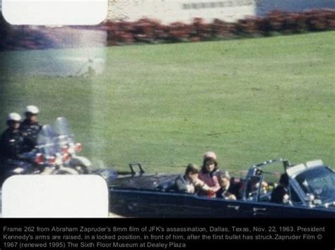 Frame 313 from Abraham Zapruder's