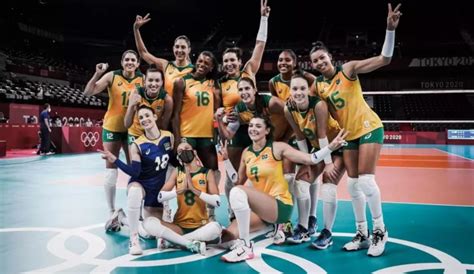 Brazil finished unbeaten in the group stage of the women’s volleyball tournament in Tokyo 2020 ...