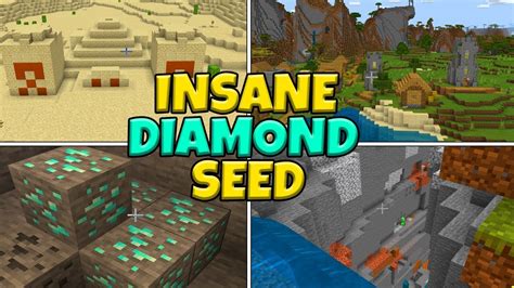 Try this Diamond Seed on Minecraft Bedrock Edition (PE, Xbox, Switch, Windows) - YouTube