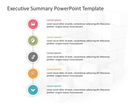 Executive Summary Template Slide | Master Template