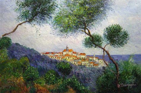 Bordighera, Italy Painting by Claude Monet Reproduction | iPaintings.com