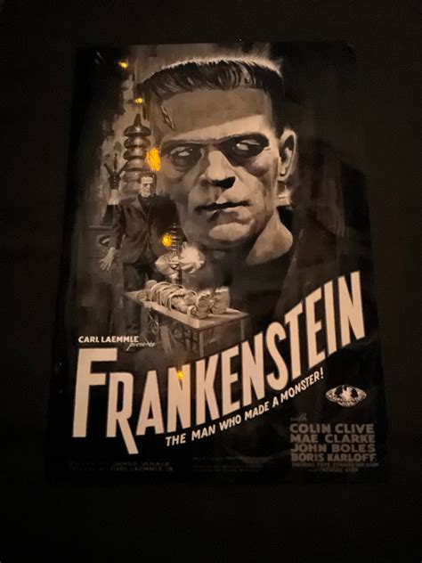 Frankenstein Vintage Movie Poster Reprint - Etsy