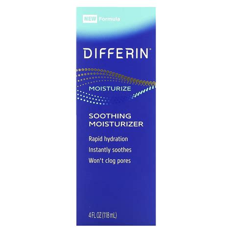 Differin, Soothing Moisturizer, 4 fl oz (118 ml)