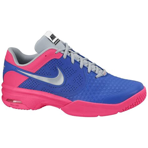 Nike Mens Air CourtBallistic 4.1 Tennis Shoes - Blue/Pink - Tennisnuts.com