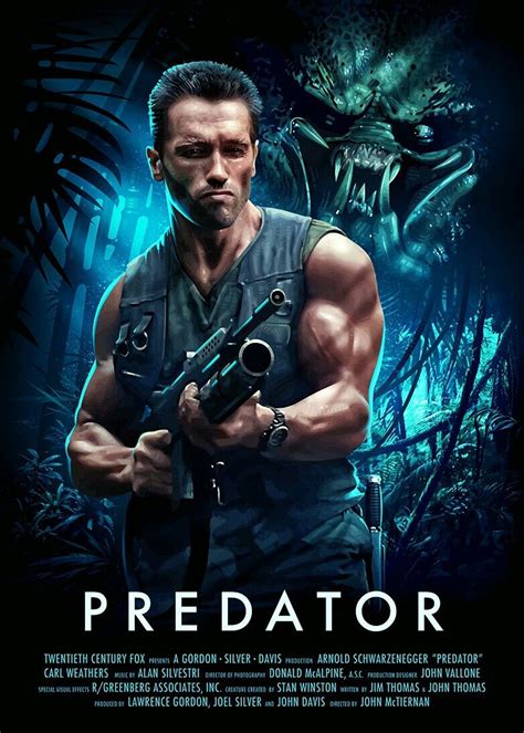 PREDATOR Classic Movie Posters, Movie Poster Art, Classic Films, Predator Movie Poster, Print ...