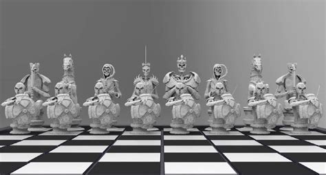 df3d Creates Exquisite, High-end 3D Printed Chess Pieces using SLA ...