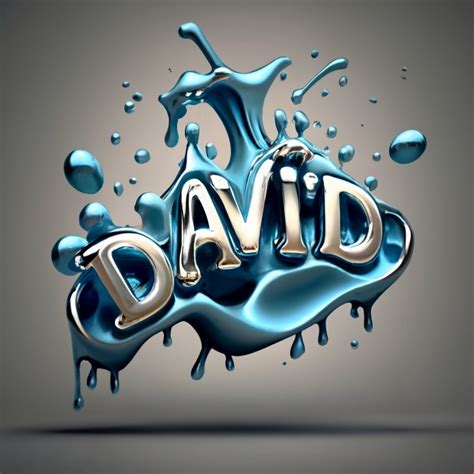 Imagenes con Nombres en 3D DAVID | Imágenes para Peques