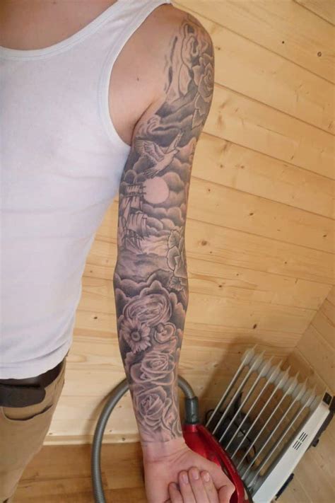 Cloud Tattoos for Men - Ideas and Designs for Guys