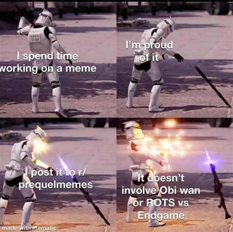 There was an attempt : r/PrequelMemes