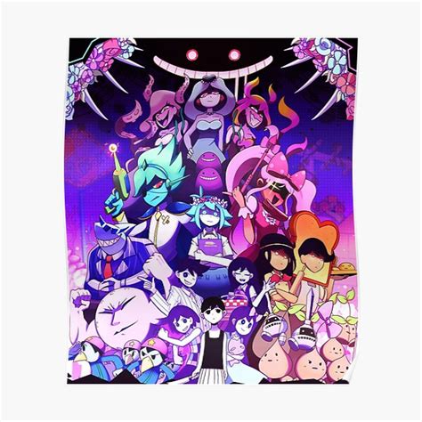 Omori Posters - Omori Sticker Poster RB1808 | Omori Store