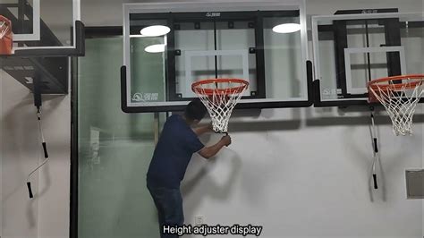 Wall Mounted Basketball Hoop for Adults Installation Guideline - YouTube