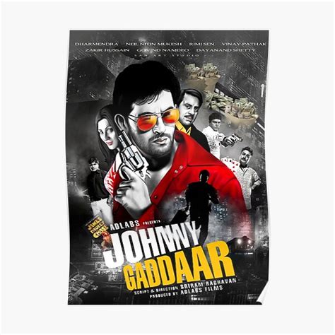 "Johnny Gaddar " Poster for Sale by Sansahota | Redbubble