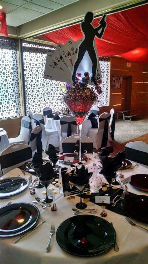 James Bond Casino Royale centerpiece Casino Night Food, Casino Party ...