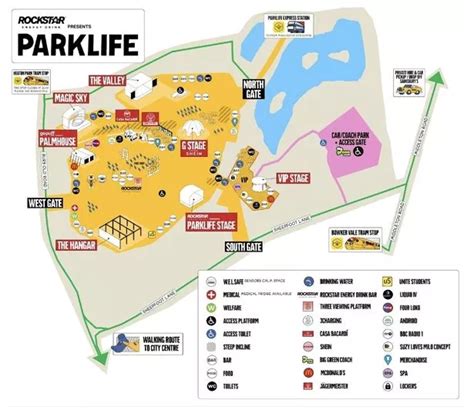 Oasis at Manchester Heaton Park venue map and capacity - Manchester ...