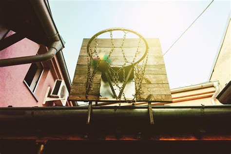 Backyard Basketball Hoop | Details of an old backyard basket… | Flickr
