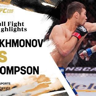 UFC 296 Highlights: Shavkat Rakhmonov submits Stephen Thompson in ...