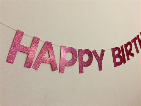 Gold Happy Birthday Banner Gold Birthday Banner Happy - Etsy