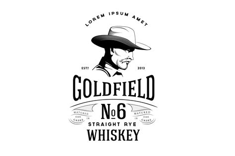 Whiskey Label Design | Branding & Logo Templates ~ Creative Market