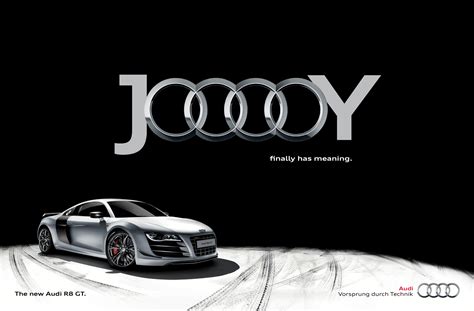 Audi Print Advert By Tonic: Jooooy, Black | Ads of the World™