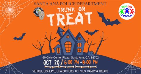 2022 Santa Ana Police Department Trunk of Treat - Kids Can Cosplay