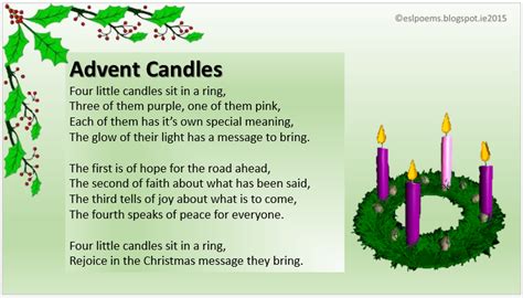 advent candles meaning hope love joy peace - Google Search | Advent ...