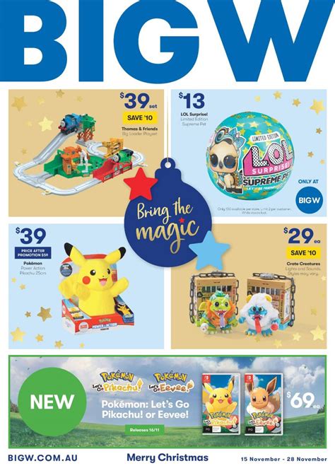 Big W Catalogue Christmas 15 - 28 Nov 2018 - Catalogue AU