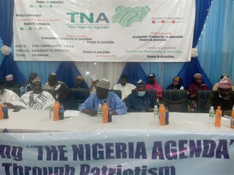 Nigeria Agenda Inaugurate Delegates, Canvases for Unity Towards 2023 ...