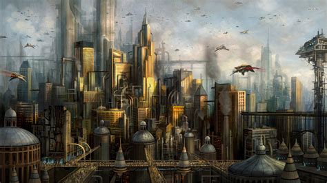 🔥 [50+] Futuristic City Wallpapers 1920x1080 | WallpaperSafari