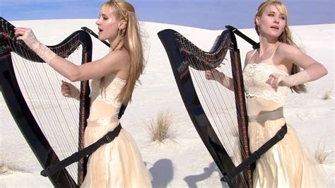 Watch The Harp Twins performing Metallica's "Enter Sandman"